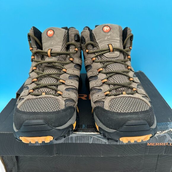 Merrell Men's Moab 2 J06045 Ventilator Mid Hiking Work Boots, Size 11.5, Walnut - Picture 6 of 13